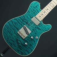 USED 中古 Addictone ECHO Quilted maple Top (Trans Blue)[SN.549]