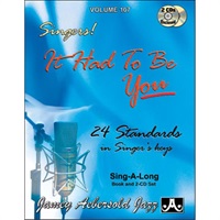 ジェイミー・エバーソルド ジャズプレイアロングブック  VOL.107 「STANDARDS FOR SINGERS - IT HAD TO BE YOU」【秋のSUPER SALE】