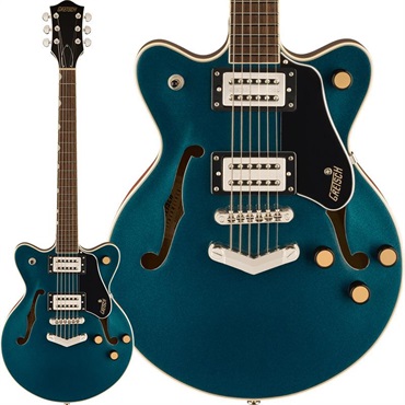 GRETSCH G2655 Streamliner Center Block Jr. Double-Cut with V-Stoptail (Midnight Sapphire/Laurel)