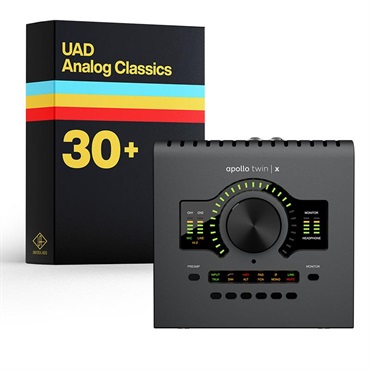 Universal Audio [完全台数限定品・リミテッドカラー] Apollo Twin X DUO Gen2 Black Edition with UAD Analog Classics - Thunderboltオーディオインターフェイス ユニバーサルオーディオ UniversalAudio DUO AC Black Edition
