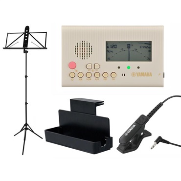YAMAHA ヤマハ / TDM-600BE チューナー メトロノーム 4点セット（TDM-600BE/TM-40BK/MS-RKDX/MS-260AL）  【セットがお買い得!!】