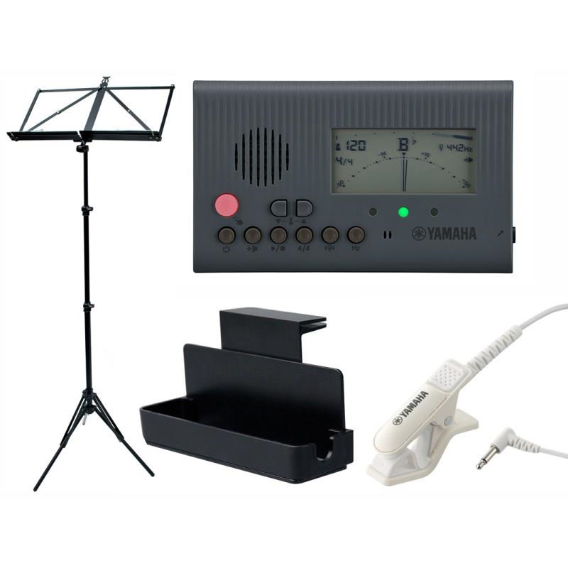 YAMAHA TDM-600GY チューナー メトロノーム 4点セット（TDM-600GY/TM-40IV/MS-RKDX/VIVACE MS-500） 【セットがお買い得!!】の商品画像