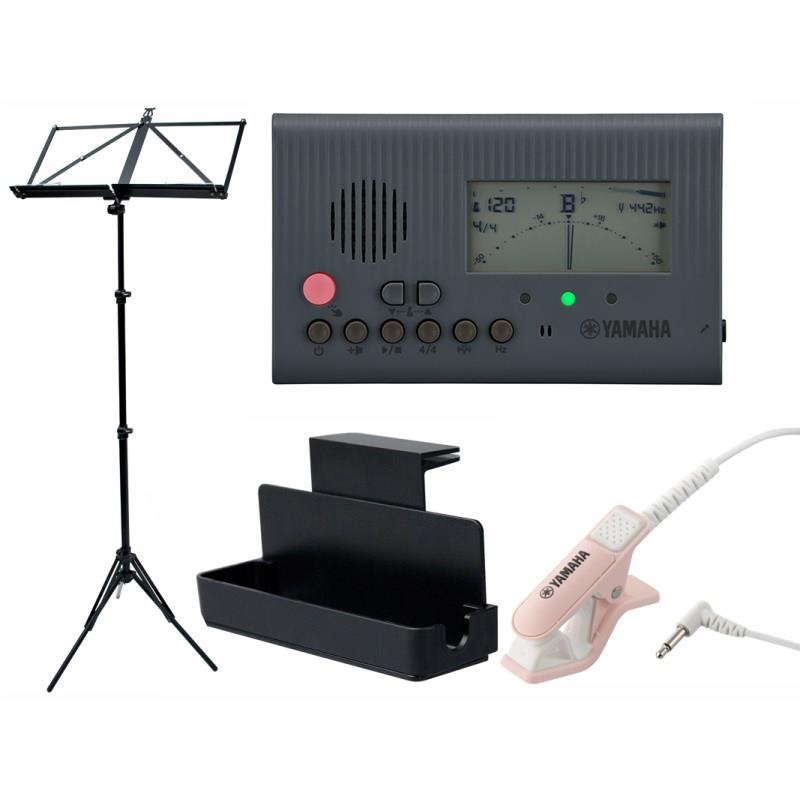 YAMAHA TDM-600GY チューナー メトロノーム 4点セット（TDM-600GY/TM-40PK/MS-RKDX/VIVACE MS-500） 【セットがお買い得!!】の商品画像