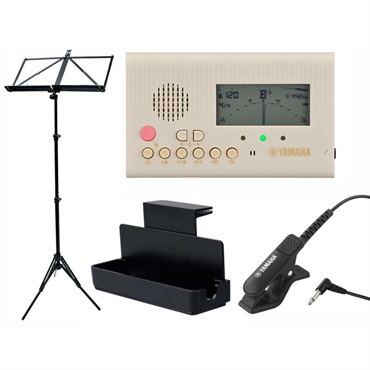 trumpet station YAMAHA TDM-600BE チューナー メトロノーム 4点セット（TDM-600BE/TM-40BK/MS-RKDX/VIVACE MS-500） 【セットがお買い得!!】