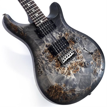 P.R.S. S2 Custom 24  Poplar Burl Limited Edition (Charcoal Burst) SN.2089172 【2026年生産品】