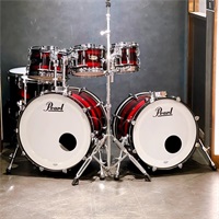 USED 中古品 Masters Maple/Gum 7pc Drum Kit [BD22，BD20，TT8，TT10，TT12，FT14，FT16] -#839 Red-bursted Triband 【各シェルケース付属！】