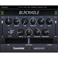 Blackhole - リバーブプラグイン アンビエント 空間系エフェクト 巨大残響 スペースリバーブ シンセ ボーカル ギター DTM 音楽制作(オンライン納品)