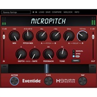 MicroPitch - ピッチシフター ステレオワイドニング デチューン ディレイ コーラス エコー 音楽制作 DTM プラグイン(オンライン納品)