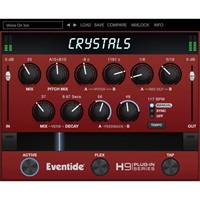 Crystals - ピッチシフター リバースディレイ リバーブ ピッチシフト 空間系エフェクト シンセ ギター ボーカル DTM プラグイン(オンライン納品)