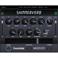 ShimmerVerb - リバーブプラグイン ピッチシフター シマーエフェクト ディレイ フィードバック FREEZE機能 空間系 音楽制作 DTM(オンライン納品)