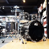 Collector's Hybrid Shell ''Purple Core/Maple'' 4pc Drum Kit [BD22，FT16，TT12&10 / Stain Ebony]