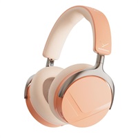[予約商品・11月6日発売予定] AVENTHO Y Peach Blush - ワイヤレスヘッドホン Bluetooth 6.0 ANC アクティブノイズキャンセリング オーバーイヤー 最大90時間再生 USB-C マルチポイント対応