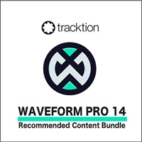 Waveform Pro 14 + Recommended Content Bundle - DAW 音楽制作ソフト AIアシスタント搭載 FMシンセ ベース音源 ドラムループ サウンドライブラリ(オンライン納品)(2時間以内に納品)