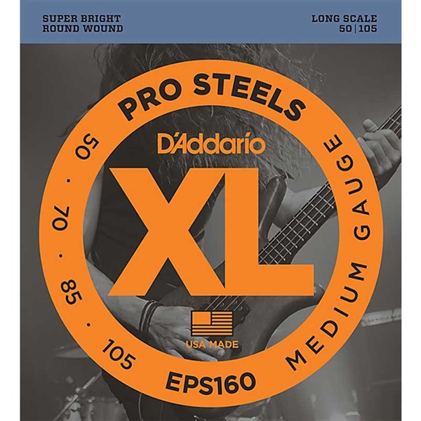D’Addario ProSteels Round Wound EPS160