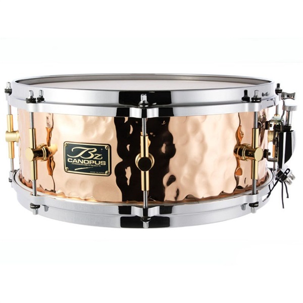 CANOPUS HBZ-1455 [Hammered Bronze Snare Drum 14×5.5] ｜イケベ楽器店