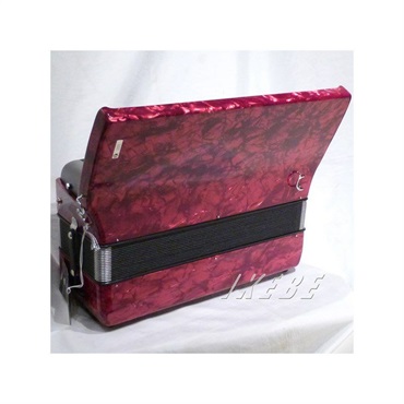 Hohner HOHNER ホーナー アコーディオン 入門向け ピアノ式 41鍵盤 大型 Bravo III 120 RED カラー：レッド 画像2