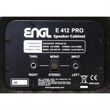 ENGL 4×12 Pro Cabinet Straight [E412VGB] 画像1