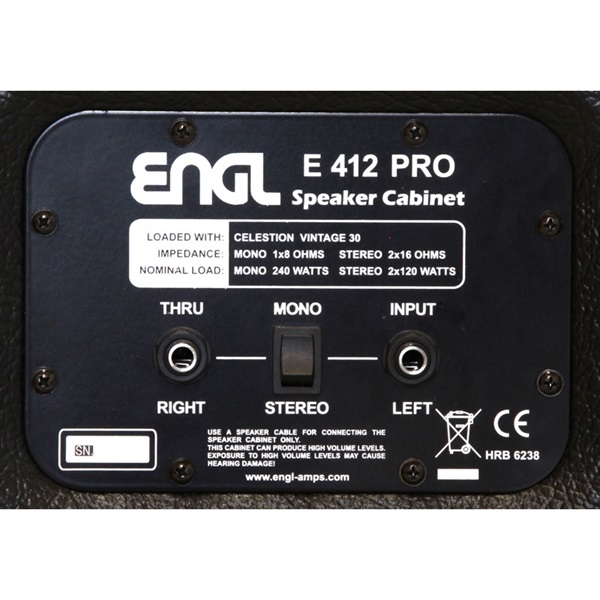 ENGL 4×12 Pro Cabinet Straight [E412VGB] 画像1