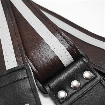 Couch Guitar Strap Racer X Brown/White 画像1