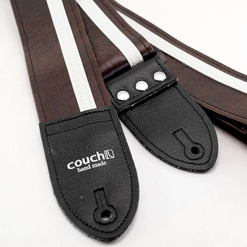 Couch Guitar Strap Racer X Brown/White 画像2