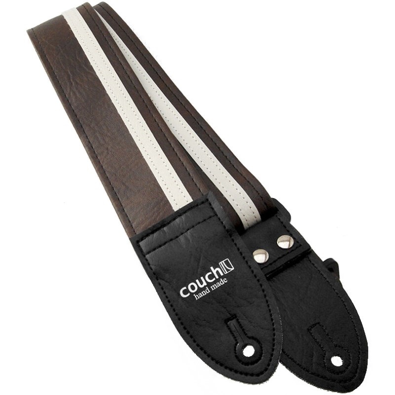 Couch Guitar Strap Racer X Brown/White 画像3