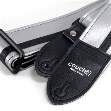 Couch Guitar Strap Vinyl Racer X Strap シルバー × ブラック 画像1