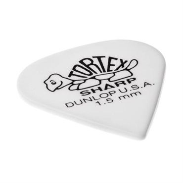 Dunlop (Jim Dunlop) 412R Tortex Sharp Picks (1.50mm/ホワイト) 画像1
