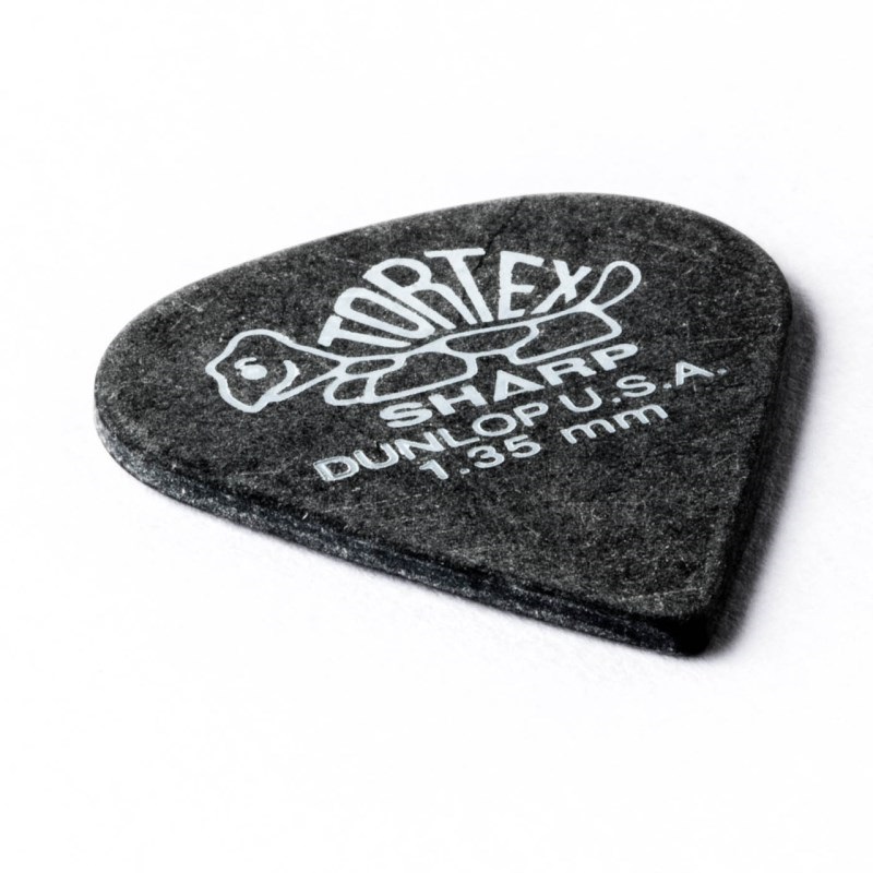 Dunlop (Jim Dunlop) 412R Tortex Sharp Picks (1.35mm/ブラック) 画像1