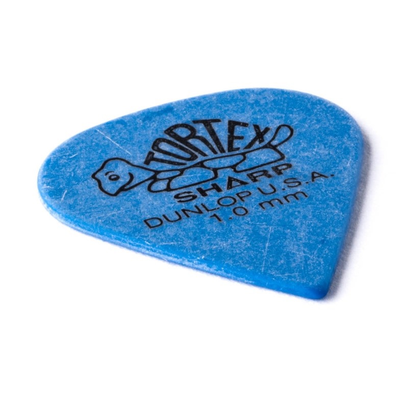 Dunlop (Jim Dunlop) 412R Tortex Sharp Picks (1.00mm/ブルー) 画像1