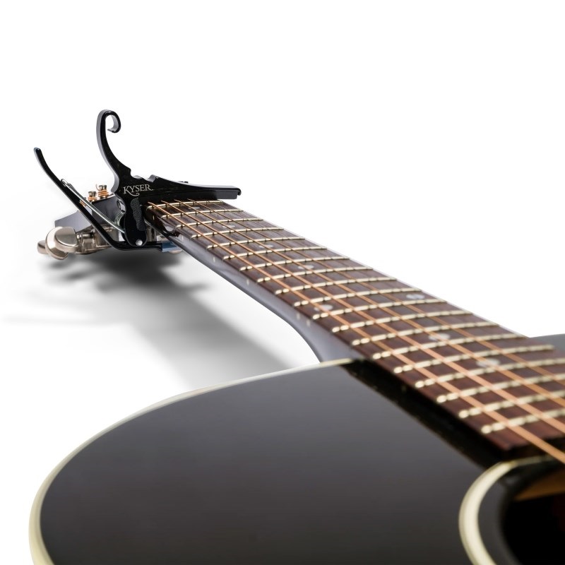 Kyser 【史上最大決算セール】 KGCBA [QUICK-CHANGE CAPO] (クラシックギター用/BLACK) 画像2