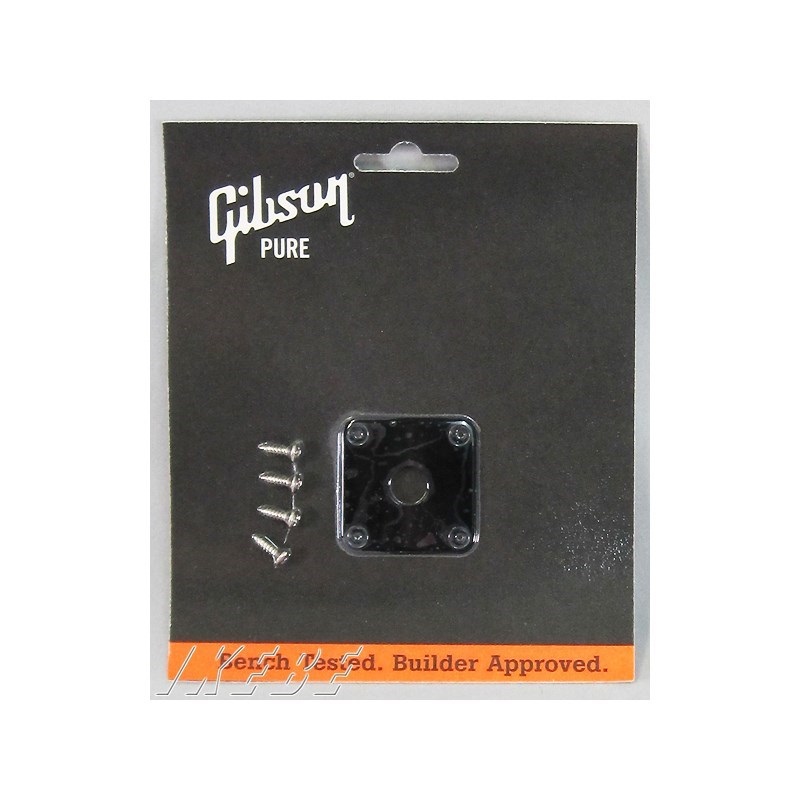 Gibson Plastic Jack Plates (Black) [PRJP-010] 画像1