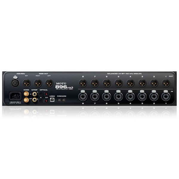 MOTU 896mk3 Hybrid 【お取り寄せ商品】 画像2