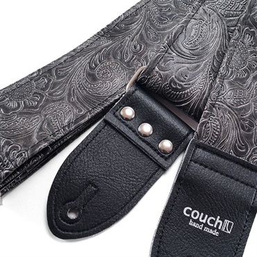 Couch Guitar Strap Black Graphite Western 画像1