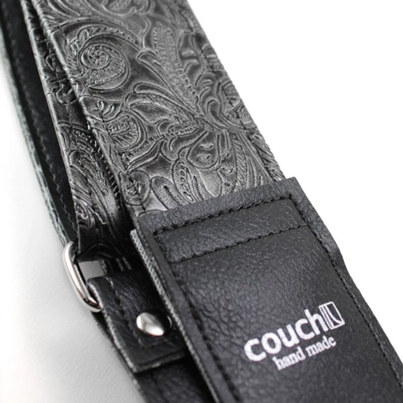 Couch Guitar Strap Black Graphite Western 画像3