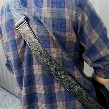 Couch Guitar Strap Black Graphite Western 画像6