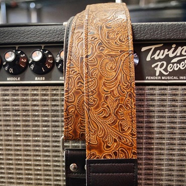 Couch Guitar Strap Light Brown Western 画像1