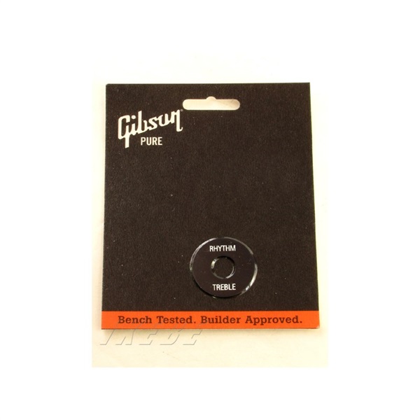 Gibson Toggle Switch Washer (Black， White Imprint)[PRWA-020] 画像1