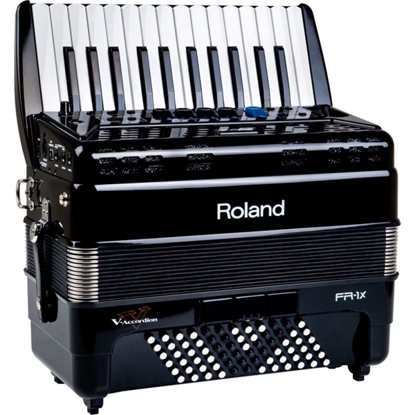 Roland 【台数限定・専用キャリングバッグ付！】FR-1X BK ブラック ローランド Vアコーディオン ピアノ式 26鍵盤 画像1