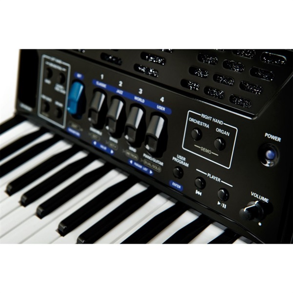 Roland 【台数限定・専用キャリングバッグ付！】FR-1X BK ブラック ローランド Vアコーディオン ピアノ式 26鍵盤 画像3