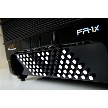Roland 【台数限定・専用キャリングバッグ付！】FR-1X BK ブラック ローランド Vアコーディオン ピアノ式 26鍵盤 画像4