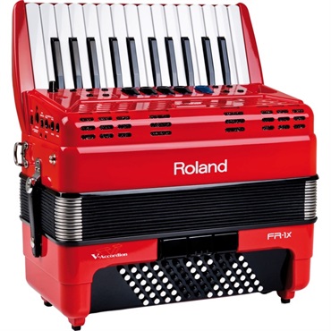 Roland 【専用キャリングバッグセット】ローランド Vアコーディオン 電子 ピアノ式 26鍵盤 FR-1X RD【カラー：レッド】 画像1