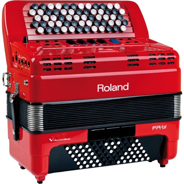 Roland 【専用キャリングバッグセット】ローランド Vアコーディオン 電子 ボタン式 FR-1Xb RD【カラー：レッド】 画像1