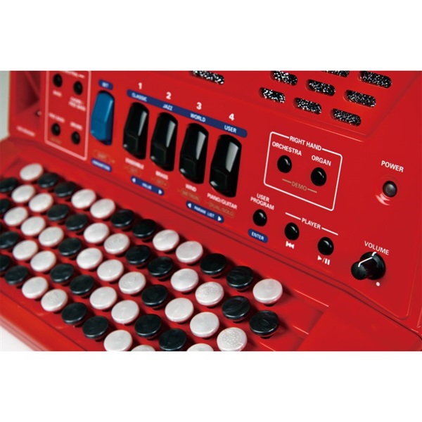 Roland 【専用キャリングバッグセット】ローランド Vアコーディオン 電子 ボタン式 FR-1Xb RD【カラー：レッド】 画像3