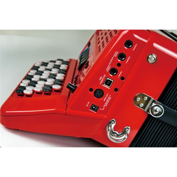 Roland 【専用キャリングバッグセット】ローランド Vアコーディオン 電子 ボタン式 FR-1Xb RD【カラー：レッド】 画像7