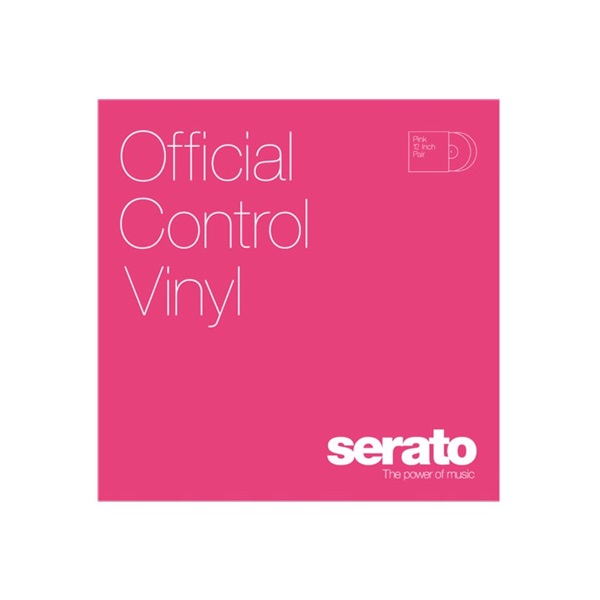serato 12 Serato Control Vinyl [Pink] 2枚組 セラート コントロール バイナル SCV-PS-PNK-2 (12インチサイズ) 画像2