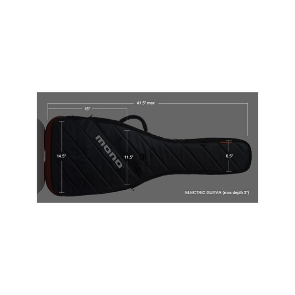 Stealth Electric Guitar Case, Black – MONO