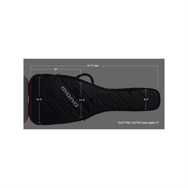 MONO Vertigo Electric Guitar Case， Black [M80-VEG-BLK] 画像1