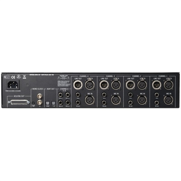 Universal Audio 4-710D(真空管/ソリッドステートブレンド・4chプリアンプ)(国内正規品)(ユニバーサルオーディオ) 画像1