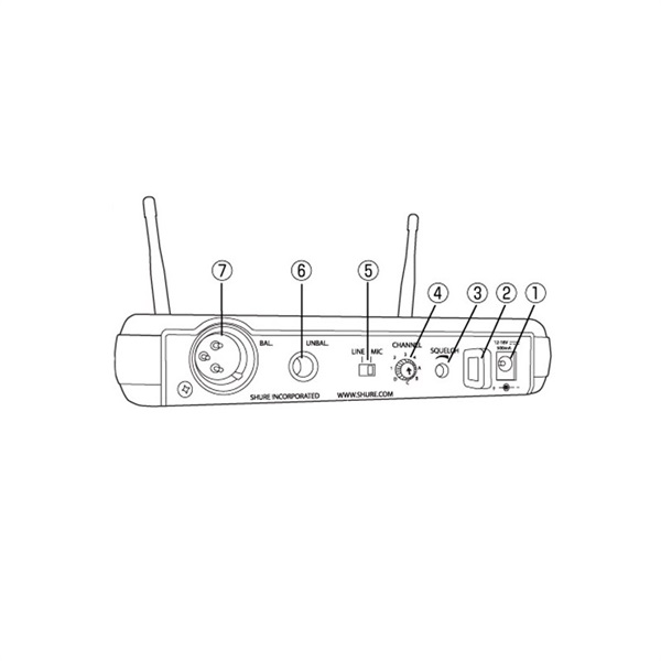 SHURE SVX4(お取り寄せ商品） 画像1