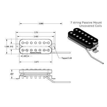 Seymour Duncan Nazgul [7 string Passive Mount] 【安心の正規輸入品】 画像1